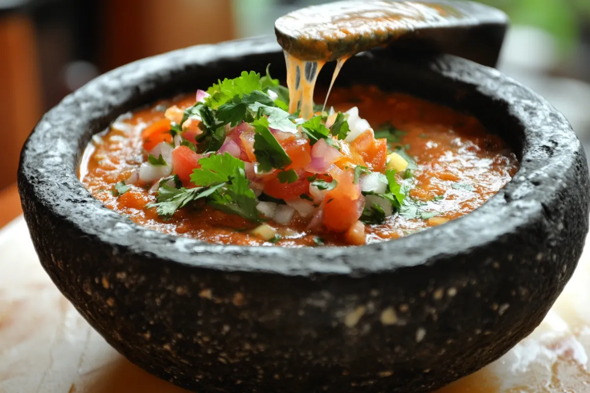 Discover what a molcajete dish is, its traditional ingredients, and how this iconic Mexican stone mortar enhances flavors.